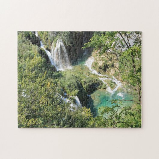 Plitvice Meren Virginia. Legpuzzel (Horizontaal)