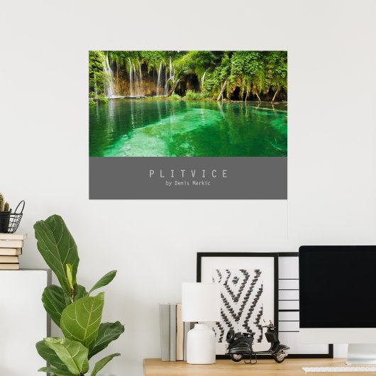 Plitvice Poster (Thuiskantoor)