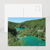 Plitvicemeren Kroatië Feestdagenkaart (Voorkant / Achterkant)