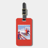 PLM Poster voor de bevordering van de spoorwegen Bagagelabel (Voorkant verticaal)