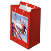 PLM Poster voor de bevordering van de spoorwegen Medium Cadeauzakje (Achterkant Gekanteld)