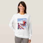 PLM Poster voor de bevordering van de spoorwegen T-shirt (Voorkant volledig)