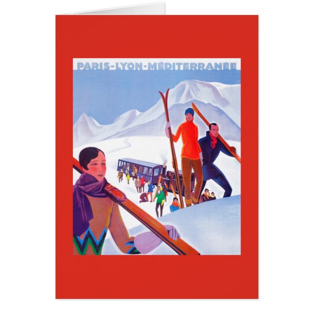 PLM Poster voor de bevordering van spoorwegen (Voorkant)