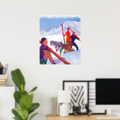 PLM Poster voor de bevordering van spoorwegen (Thuiskantoor)