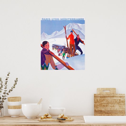 PLM Poster voor de bevordering van spoorwegen (Keuken)