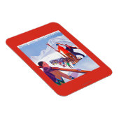 PLM Poster voor de bevordering van spoorwegen Magneet (Rechterzijde)