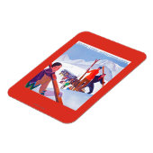 PLM Poster voor de bevordering van spoorwegen Magneet (Linkerzijde)