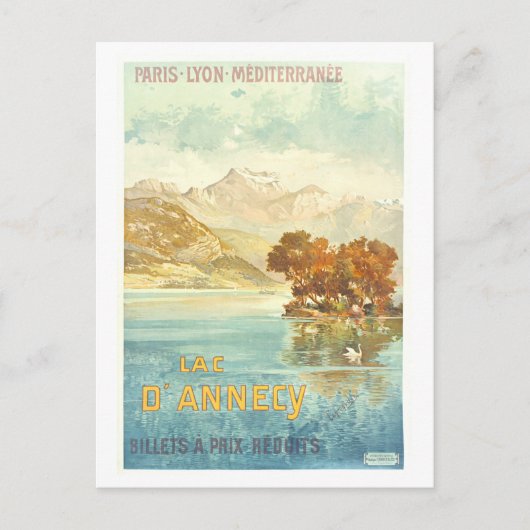 PLM Railway Lac d'Annecy Poster Briefkaart (Voorkant)
