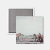 Ploedpaarden Magneet (Voorkant / Achterkant)