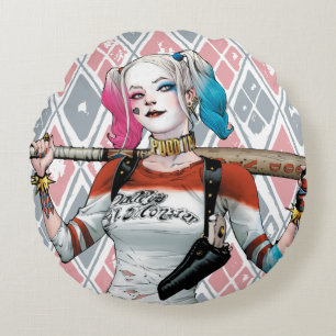 Ploeg   Harley Quinn van de zelfmoord Rond Kussen