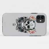 Ploeg | het Art. van de Schedel Diablo & van het Case-Mate iPhone Case (Achterkant (horizontaal))