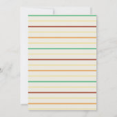 Ploeg over tractor verjaardagsfeestje kaart (Achterkant)