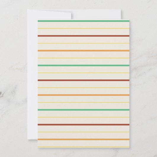 Ploeg over tractor verjaardagsfeestje kaart (Achterkant)