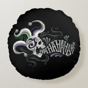 Ploeg   van de zelfmoord de Schedel van de Joker - Rond Kussen