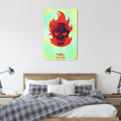Ploeg | van de zelfmoord HoofdPictogram Diablo Canvas Afdruk (Insitu (Slaapkamer))