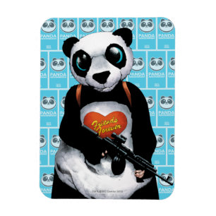 Ploeg van de zelfmoord Panda Magneet