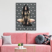 Ploeg | van de zelfmoord Tovenares Canvas Afdruk (Insitu (Woonkamer))