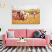 ploegen canvas afdruk (Insitu (Woonkamer))