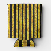 Ploegen patroon, kralen, strass, 3D mode. Blikjeskoeler (Voorkant)