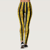 Ploegen patroon, kralen, strass, 3D mode. Leggings (Achterkant)