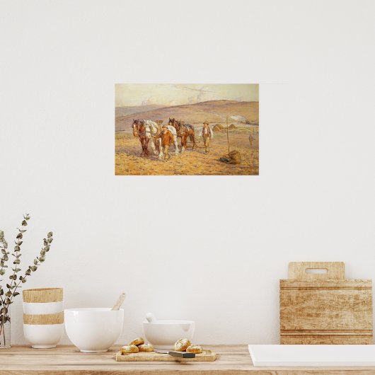 ploegen poster (Keuken)