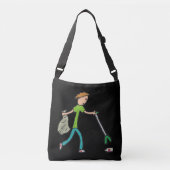 Ploggen en strooisel crossbody tas (Voorkant)