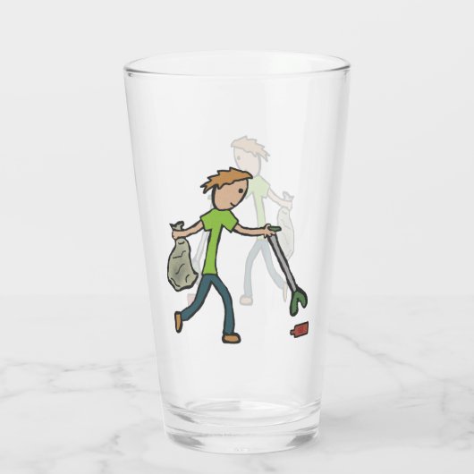 Ploggen en strooisel glas (Achterkant)