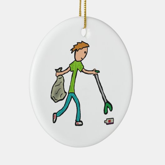 Ploggen en strooisel keramisch ornament (Rechts)