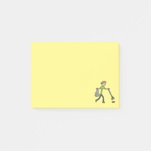 Ploggen en strooisel post-it® notes (Voorkant)