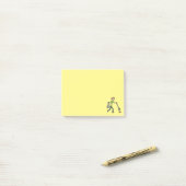 Ploggen en strooisel post-it® notes (Op bureau)