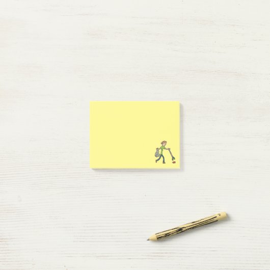 Ploggen en strooisel post-it® notes (Op bureau)