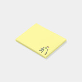 Ploggen en strooisel post-it® notes (Schuin)