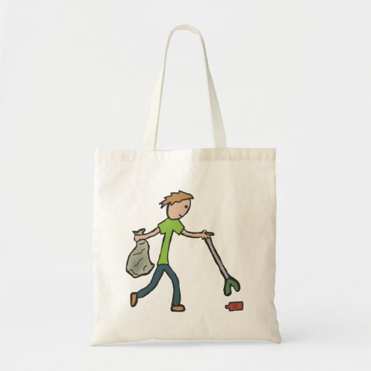 Ploggen en strooisel tote bag (Voorkant)