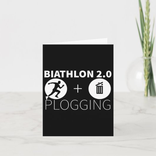 Plogging Biatlon 2.0 Joggen En Milieu Pr Kaart (Voorkant)