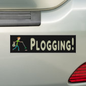 Plogging Bumpersticker (Op auto)