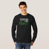 Plogging voor Natuur T-shirt (Voorkant volledig)