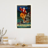 Plombieres les Bains Frankrijk Vintage Reisposter Poster (Keuken)