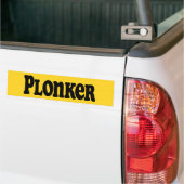 Plonker Bumpersticker (Op Truck)