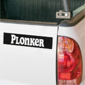 Plonker Bumpersticker (Op Truck)