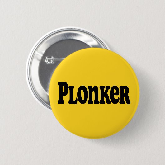 Plonker Ronde Button 5,7 Cm (Voorkant /achterkant)