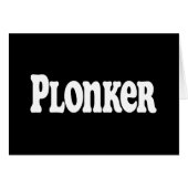 Plonker-Wenskaart (Voorkant Horizontaal)