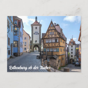 Plönlein in Rothenburg ob der Tauber (Duitsland) Briefkaart