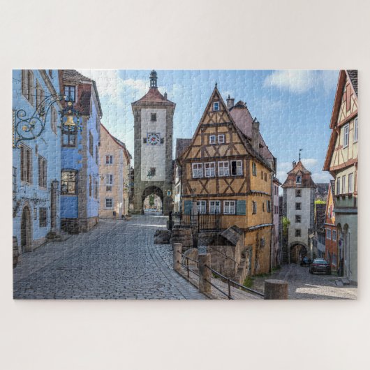 Plönlein in Rothenburg ob der Tauber (Duitsland) Legpuzzel (Horizontaal)