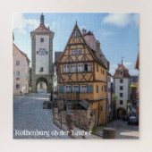 Plönlein in Rothenburg ob der Tauber (Duitsland) Legpuzzel (Verticaal)