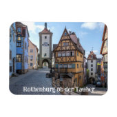 Plönlein in Rothenburg ob der Tauber (Duitsland) Magneet (Horizontaal)