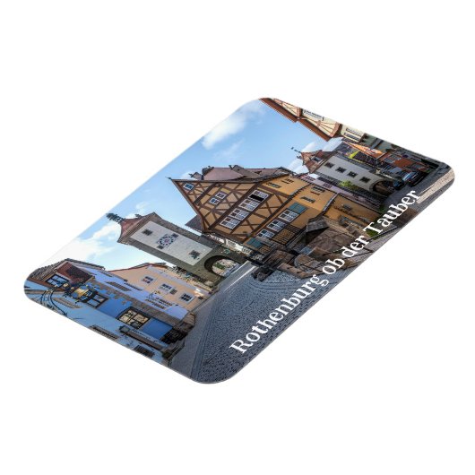 Plönlein in Rothenburg ob der Tauber (Duitsland) Magneet (Linkerzijde)