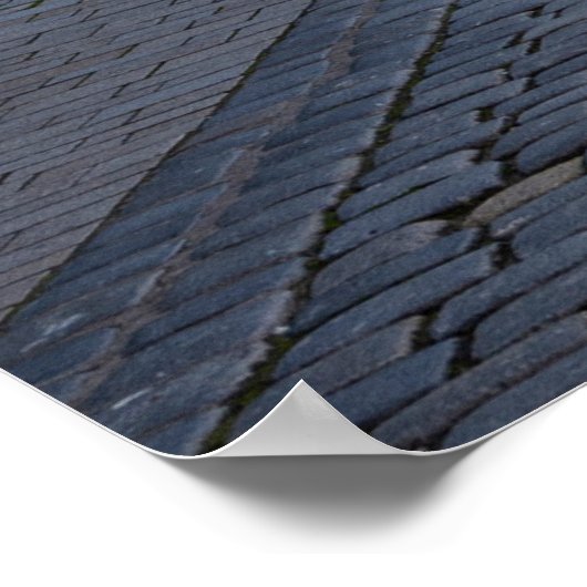 Plönlein in Rothenburg ob der Tauber (Duitsland) Poster (Hoek)