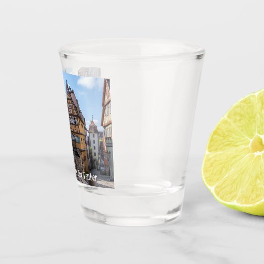Plönlein in Rothenburg ob der Tauber (Duitsland) Shot Glas (Rechts)