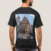 Plönlein in Rothenburg ob der Tauber (Duitsland) T-shirt (Achterkant)