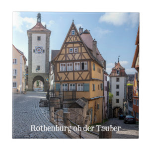 Plönlein in Rothenburg ob der Tauber (Duitsland) Tegeltje